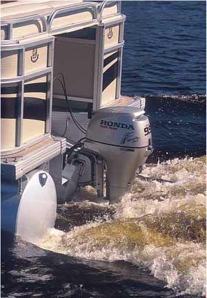 Honda 9 9 Hp Four Stroke Outboard With Power Thrust Boats Com