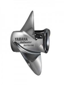 The new Yamaha Saltwater Series XL props have a diameter of more than 16 inches, and will be offered from 17- to 25-inch pitch.