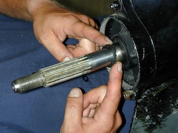 Fishing line wrapped around the prop shaft can damage the shaft seal and lead to gearcase failure.