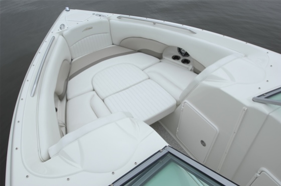 Filler cushions for the bow come standard.