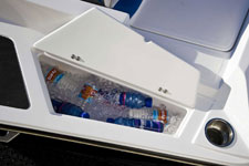 Storage areas can also be used as coolers.