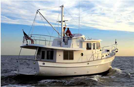 Full-displacement hulls sacrifice speed for efficiency and a steady ride in a variety of seas.