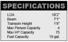 Lowe Stinger 18HP specifications