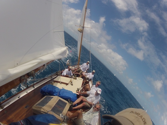 Dorade, 1930 Sparkman & Stephens yawl at St. Maarten Heineken Regatta