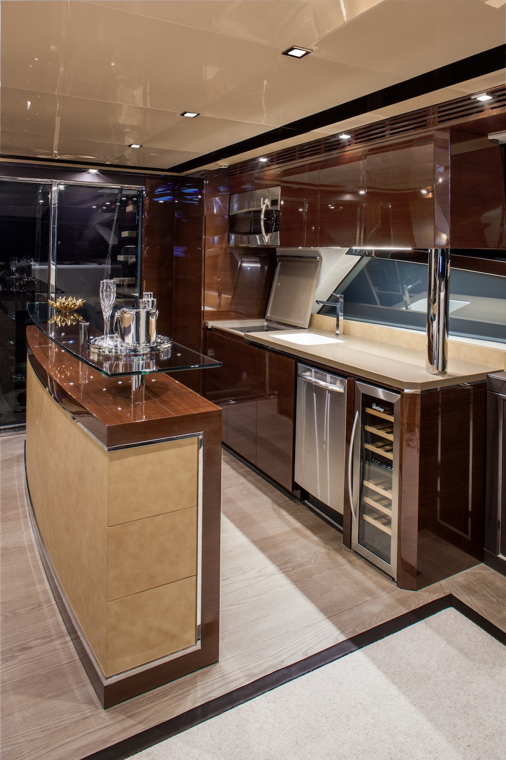 motoryacht galley