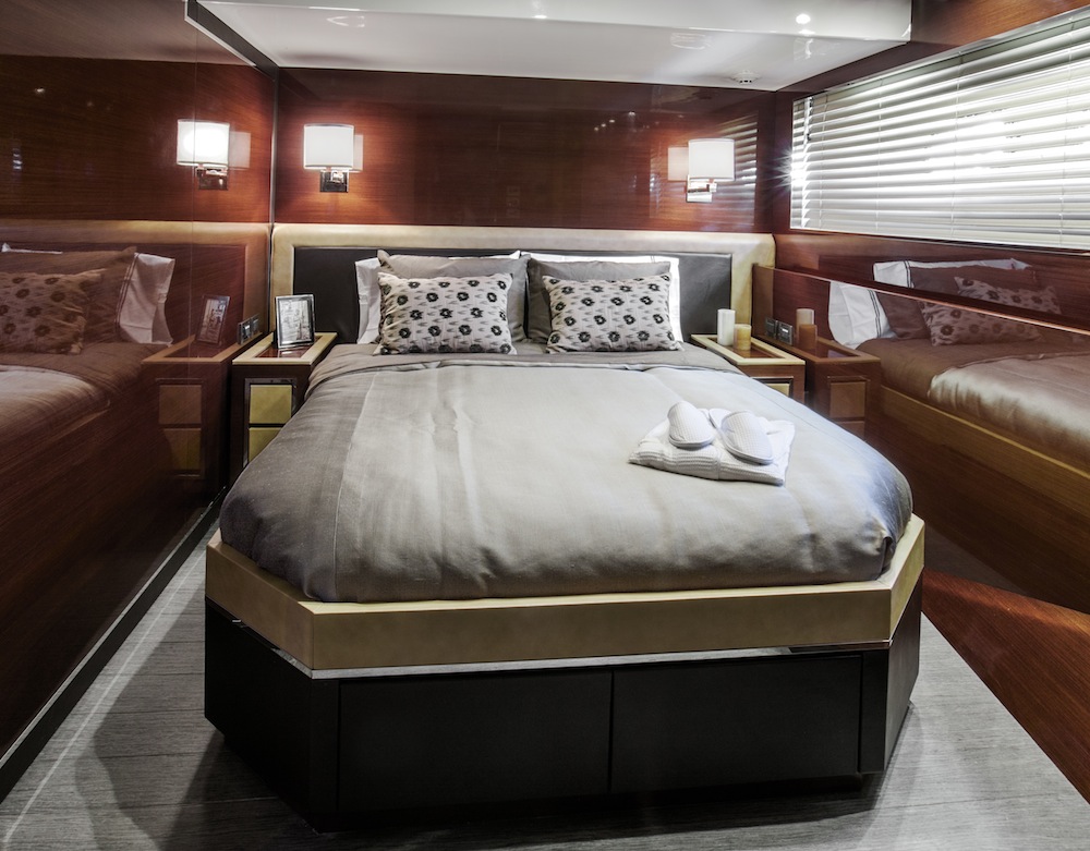 guest cabin in the cheoy lee 76