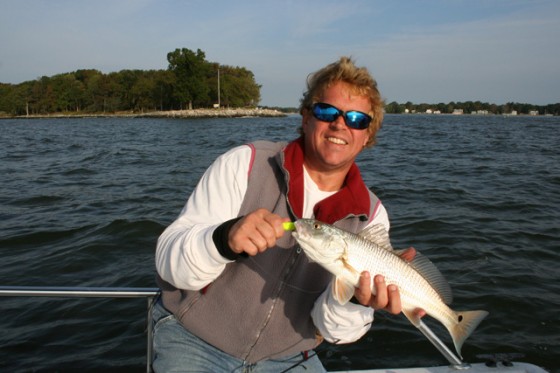 red drum catch in Chesapeake