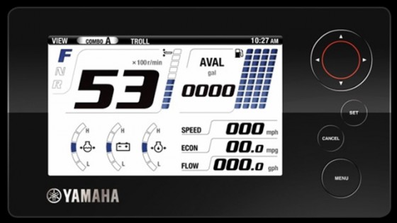 fuel flow display