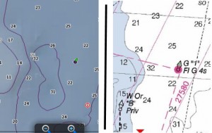 lowrance and noaa chartography