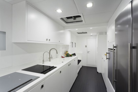 sunreef 80 carbon galley