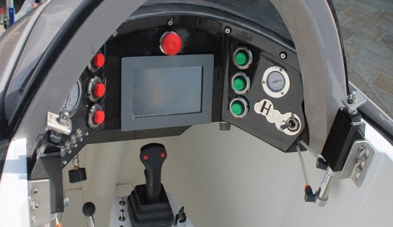 helm of a mini sub