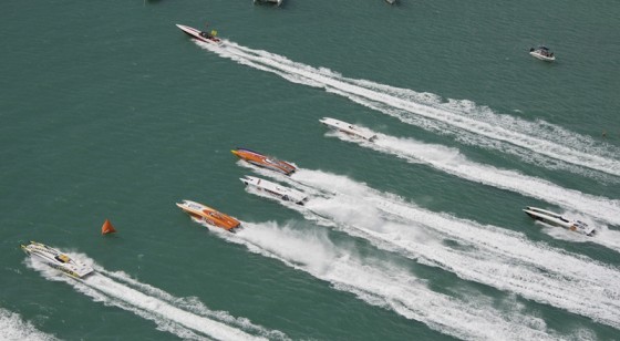 The Superboat class fleet was as big as it’s been in 10 years. Photo: Andy Neumann/Monroe County Tourism Development Council.