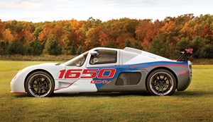 Mercury Racing used this kit-built custom super car to showcase its crate engine project at the recent SEMA show.