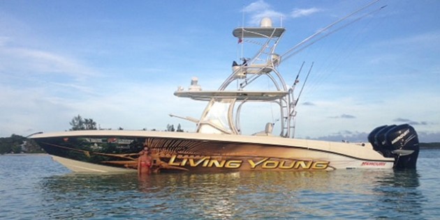 While Statement Marine won’t be exhibiting inside the convention center this year, it will have this new 38-footer and several other models in the water at Sea Isle Marina.