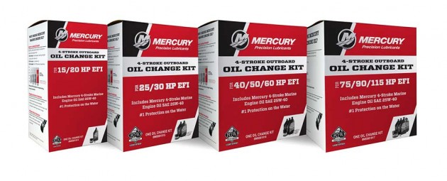 Mercury's oil change kits.