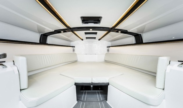 Weekend cruisers will welcome the boat’s generous berth.