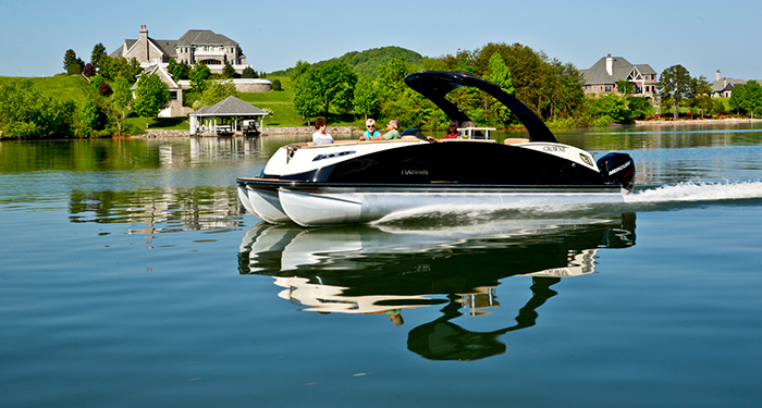 Luxury Pontoon Boats Maximum Relaxation Boats Com