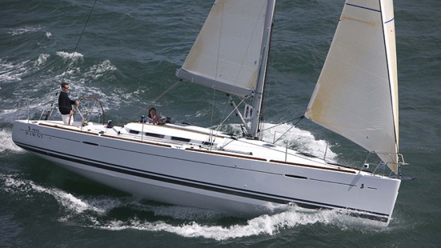 A photo of a Beneteau 40.7 sailboat.