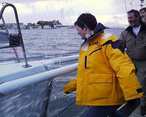 Ellen MacArthur christens Ocean Planet