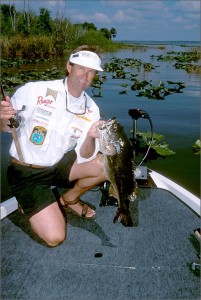 Even during hot weather, big bass can be found using a variety of techniques and locations.