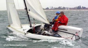Hold on tight, fast and furious action in Chichester Harbour
