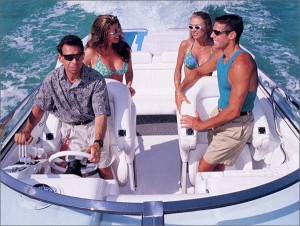 McLeod power bolsters with grab handles for passengers are provided for the driver and co-pilot.