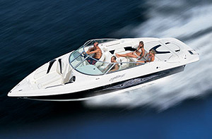 Top speed for the 262 Captiva Bowrider was 54.3 mph at 4500 rpm. 