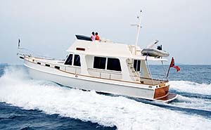 Grand Banks' new Heritage 44 is available in two models, the Classic (CL) and the Europa (EU).