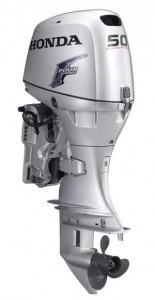 Compact and crisply styled, the new Honda BF50 also has a new more hydrodynamic gearcase shape.