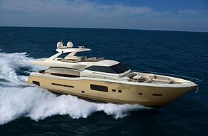 The new 84-footer is the flagship of the Altura line, which aims to bring the builder's stylish, go-fast reputation into a new segment of the motoryacht market.