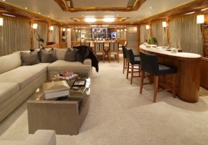 Thise lower deck promises more formal evenings of dining and socializing.
