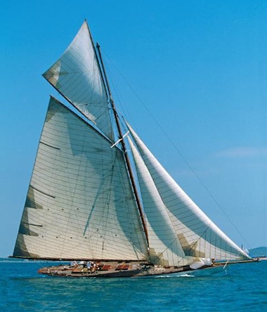 A magnificent spread of sail