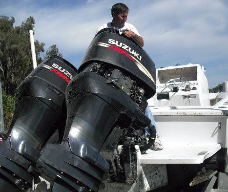 The Jupiter’s 2005 Suzuki 250s had logged just 600 hours.