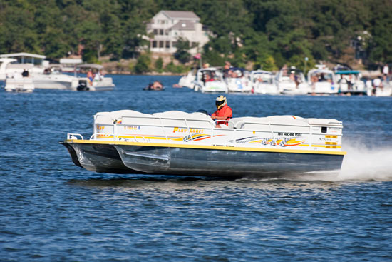 Pontoon Boats Reach 100-mph Plus