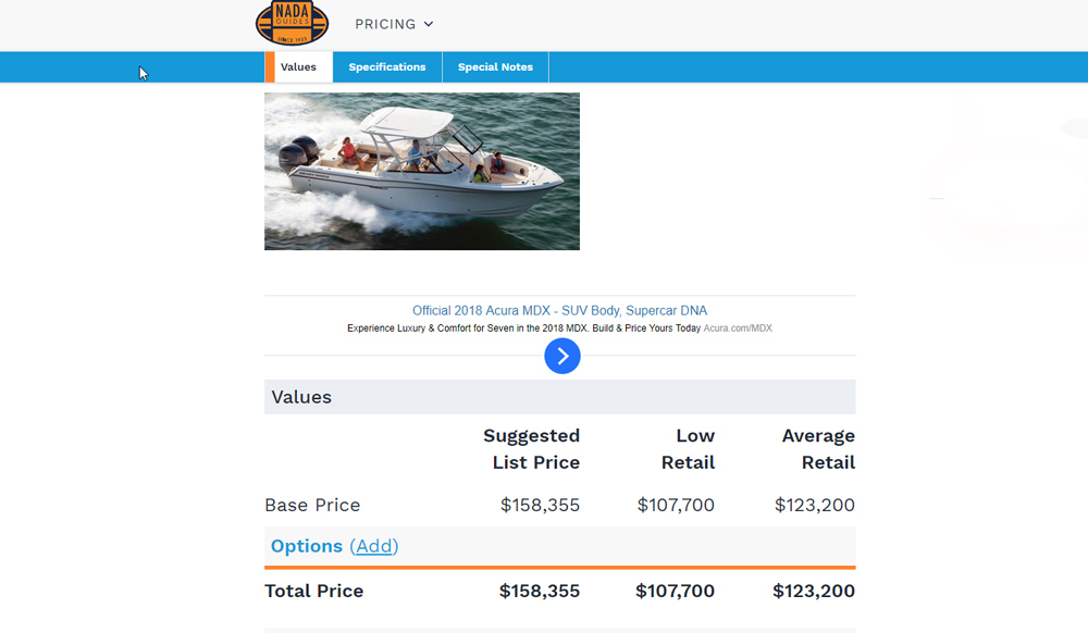 Nada Guides Pricing A Boat Boats Com
