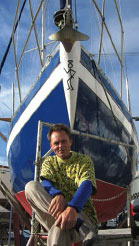 Ralph Mothes and his partner, Paloma Werner, were out for a quiet daysail when the whale “boarded.”