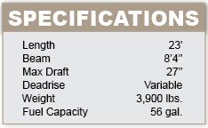 Malibu 23 Ride specifications