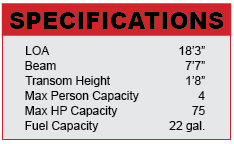 Crestliner TC 18 Specifications
