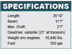 Grady White 330 Specifications