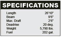 GradyWhite 271 Specifications