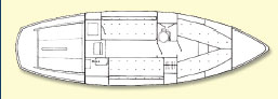 Pearson Triton 28 layout