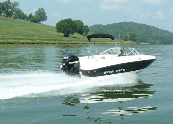 Bayliner 170 OB: Bowrider with an Outboard