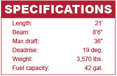 Rinker Captiva 216 BR specifications