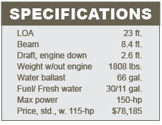 Smartboat 23 specifications