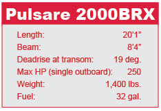Pulsare 2000 BRX specifications