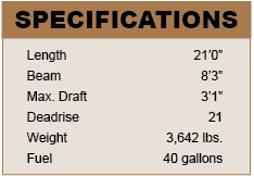 Sea Ray 210 specifications