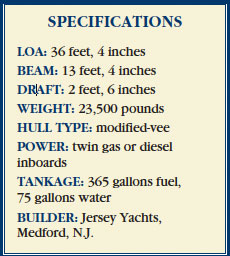 Jersey 36 Dawn specifications