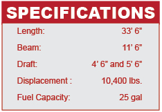 Hunter 33 specifications