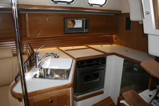 Catalina 385 galley