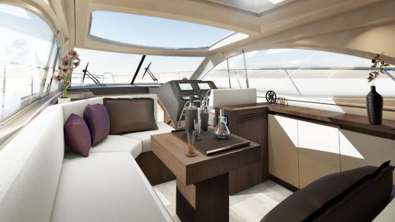 cabin and salon in beneteau 49 fly